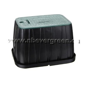 12" Standard Rectangular Valve Box with Overlapping Cover for Sprinkler Irrigation Systems