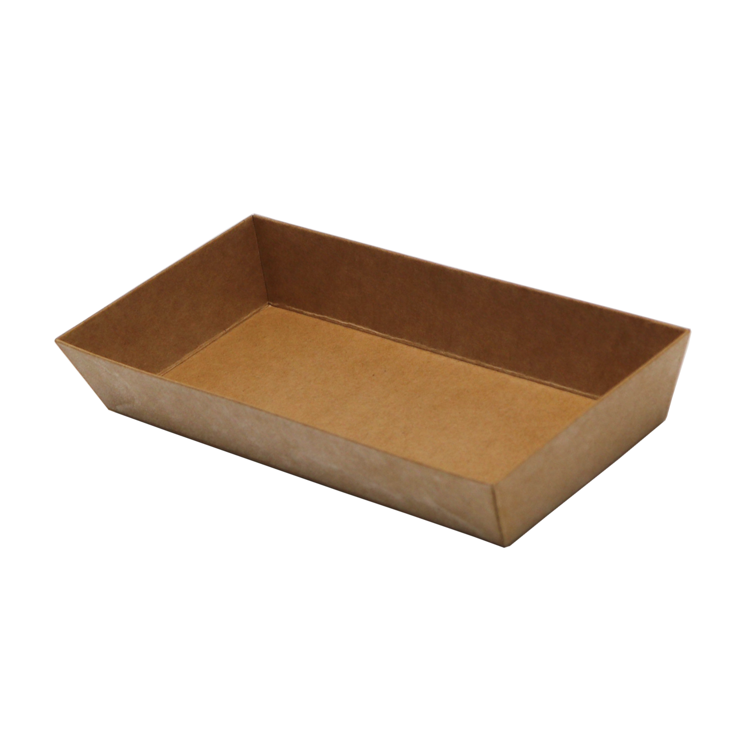 Eco-friendly Recyclable Sashimi Packaging Kraft Paper Customized Size Sushi Tray with Lid for Take-out