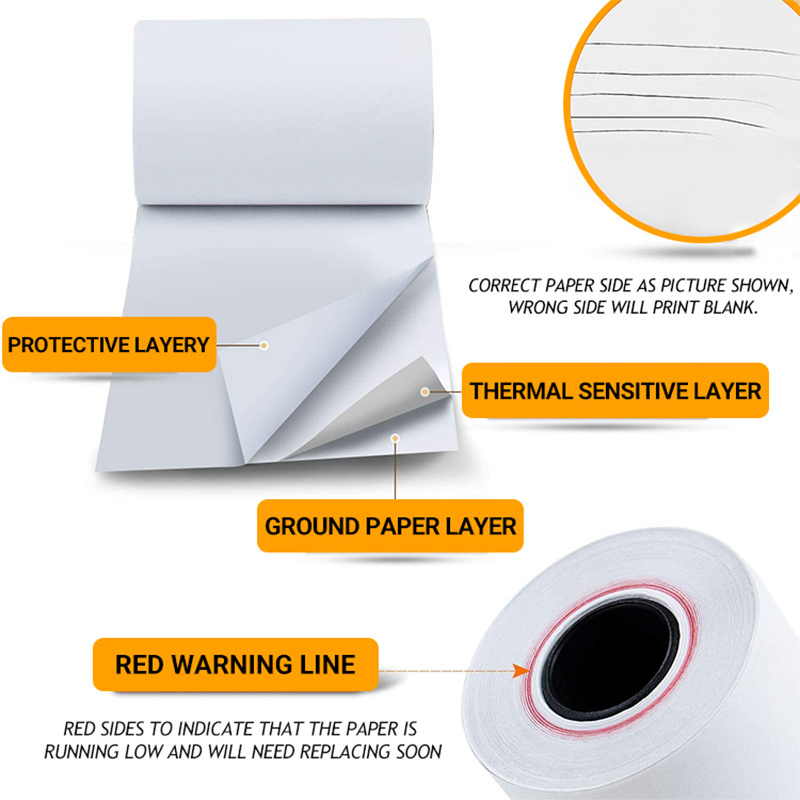 High quality original 80*80 supermarket pos thermal paper till roll