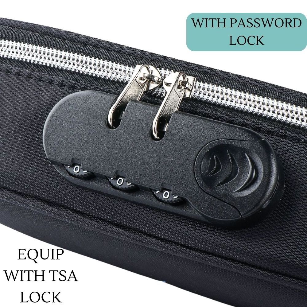 Safeguard Personal Belongings Stationery Elegant Large Schools & Offices Pencil Case with Password Lock