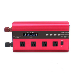 Fan Circuit Led Remote Car Power Inverter DC 12v AC 110v Inversor Onda Sinusoidal Pura 1500w 2000w Inverters And Converters