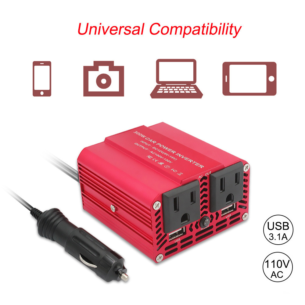 Factory Price Car Inverter 150W 300W Electric Modified Sine Wave Power Inverter With Charger