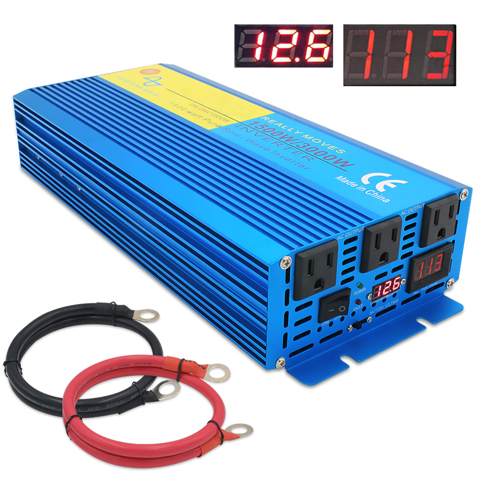 Get Latest Price Inversor Onda Sinusoidal Pura Inverter 12v To 110v 1500w 3000w Car Invert Power