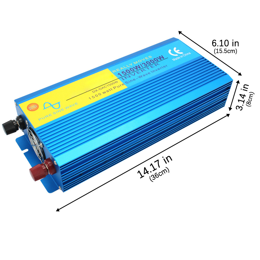 Get Latest Price Inversor Onda Sinusoidal Pura Inverter 12v To 110v 1500w 3000w Car Invert Power