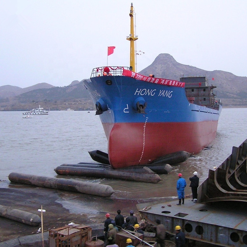 Inflatable Rubber Pontoon tube for Ship launching with Satisfied Service