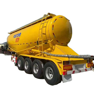 3 Axle 50ton 60ton V Type Fly Ash Cement Bulker Silo Tanker Tank Trailer