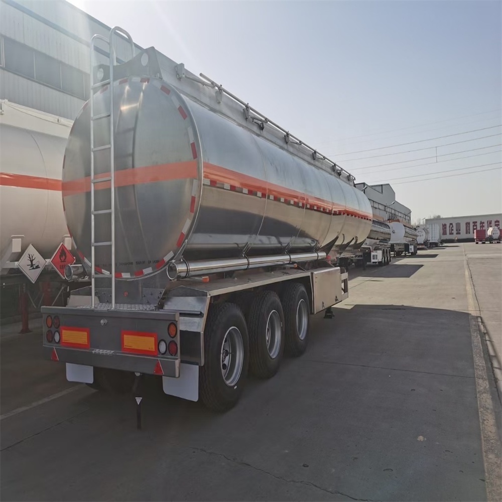 40 Feet Stable Transport Steel 45000 Liters Oil Diesel Fuel Tank Trailer