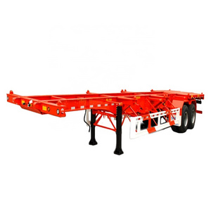 multi-purpose 3-axle container chassis 40 foot skeleton semi trailer