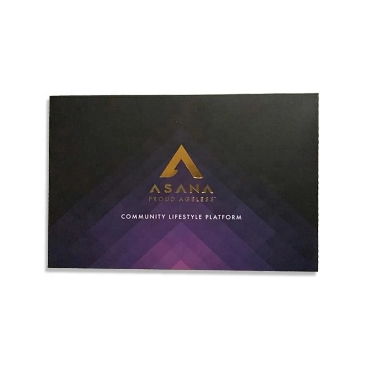 China custom high quality video greeting folder business brochure 7 inch large memory video business card