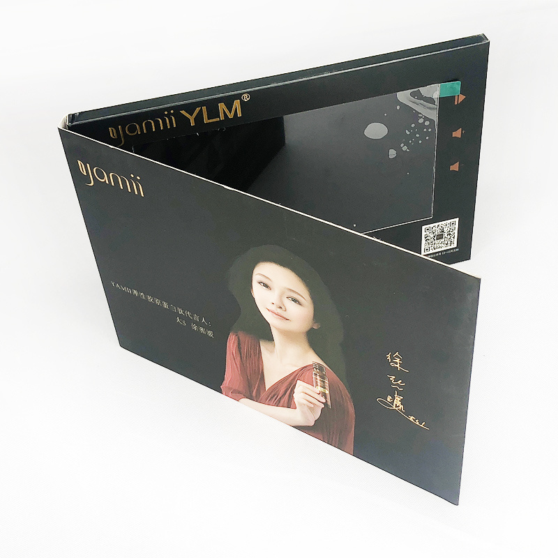 Business Promotion Cheap Card Lcd Video Visit Card Player Brochure Portable HD Video Booklet 7 Inch