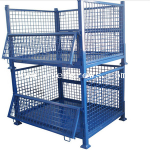 Wire Mesh Container/Stackable Steel Storage Bins/Pallet Stillage Cage