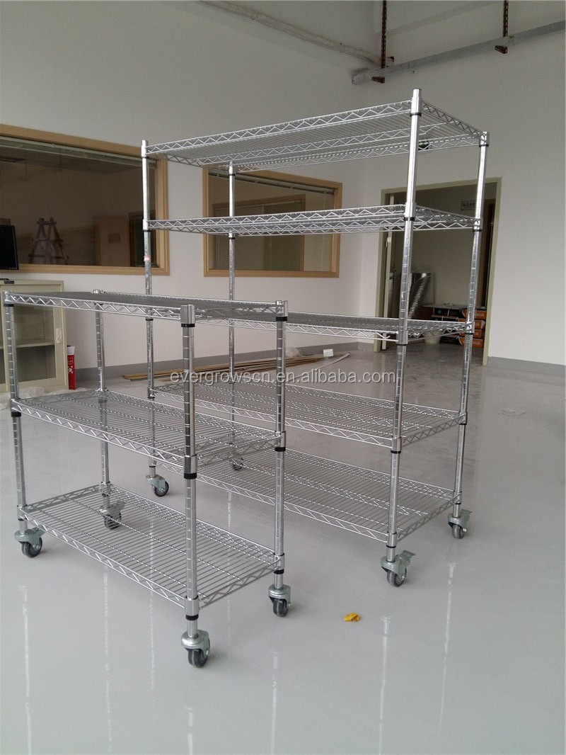 adjustable grid wire modular shelving and storage cubes with wheels