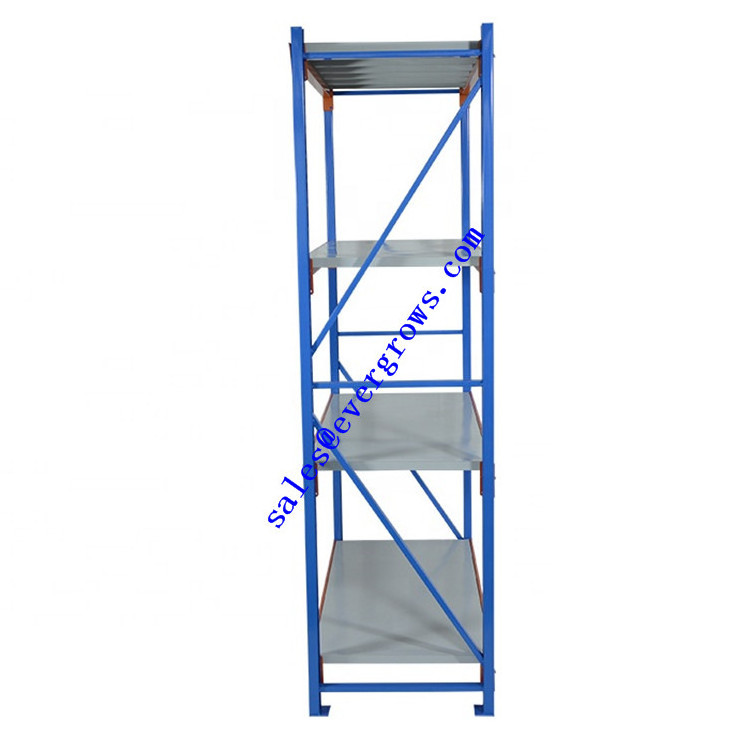 4Tier Heavy-Duty Warehouse Rack/Storage Shelves 4-Way Industrial Rack Tray With High Quality Metal Pallet For Heavy Industry