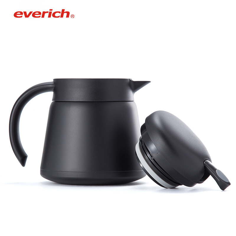 Everich Thermos Carafes, Double Walled Large Insulated Vacuum Flask Coffee Carafe Stainless Steel Tea Infusers Coffee Pot