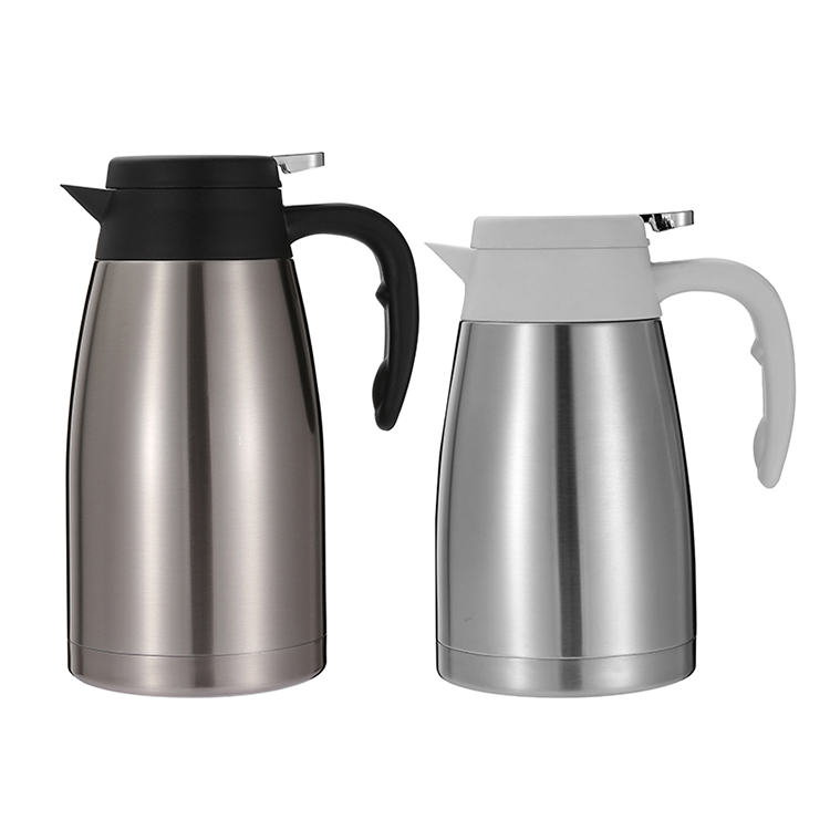 Everich Stainless Steel 1/1.5/2 Liter Kettle Water JugInsulated Stainless Steel  thermos Kettle Vacuum Flask Coffee Pot