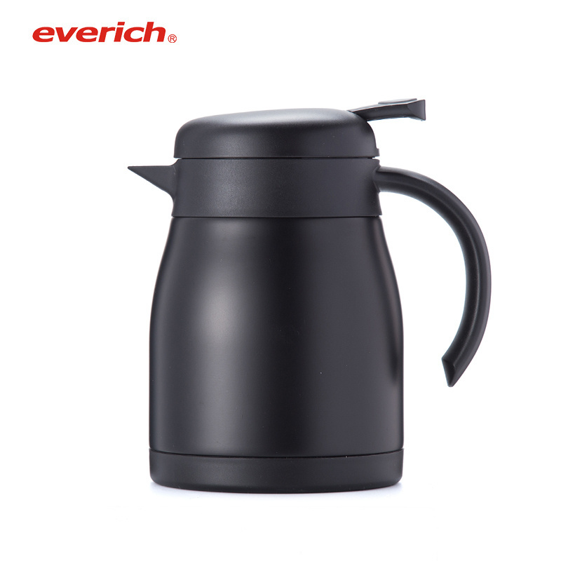 Everich Thermal Double Walled Vacuum Thermos Stainless Steel Metal Eco-friendly Vacuum Flask Coffee Pot