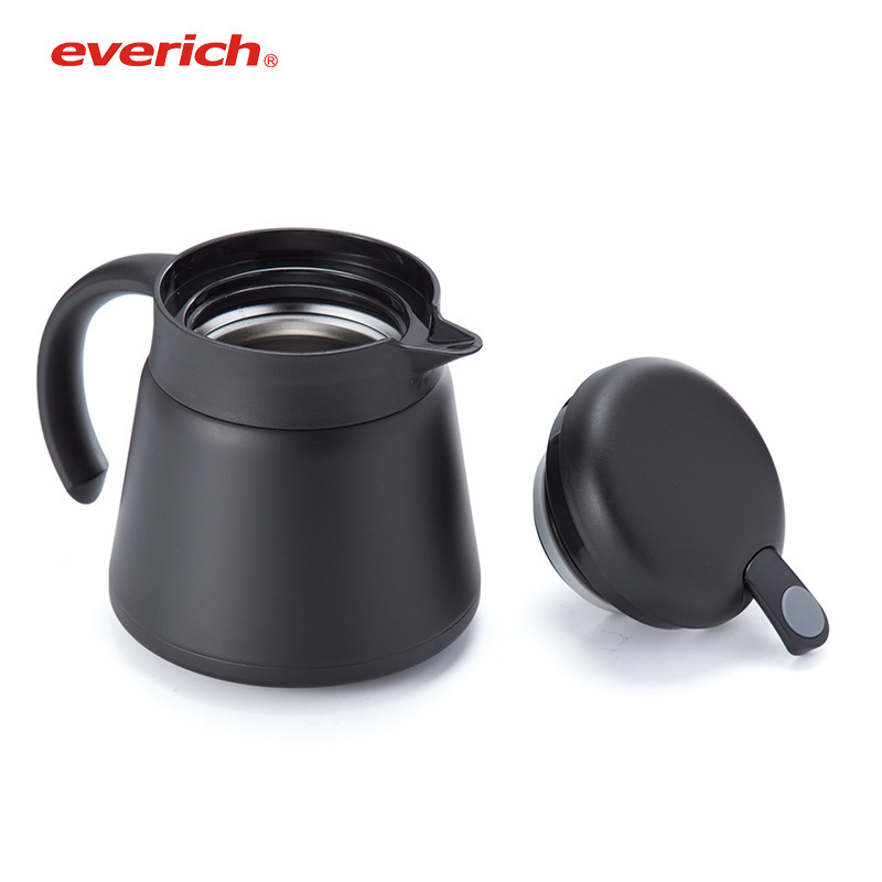 Everich Thermal Double Walled Vacuum Thermos Stainless Steel Metal Eco-friendly Vacuum Flask Coffee Pot