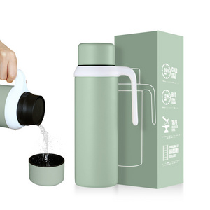 Vacuum Insulated Stainless Steel Kettles Water Coffee Tea Pot Jug Thermos Kettle for Home Office Camping