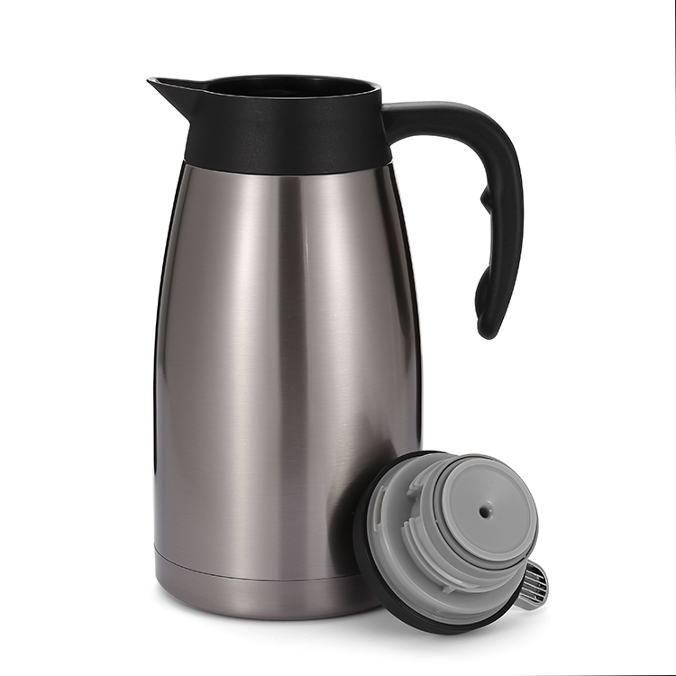 Everich Stainless Steel 1/1.5/2 Liter Kettle Water JugInsulated Stainless Steel  thermos Kettle Vacuum Flask Coffee Pot