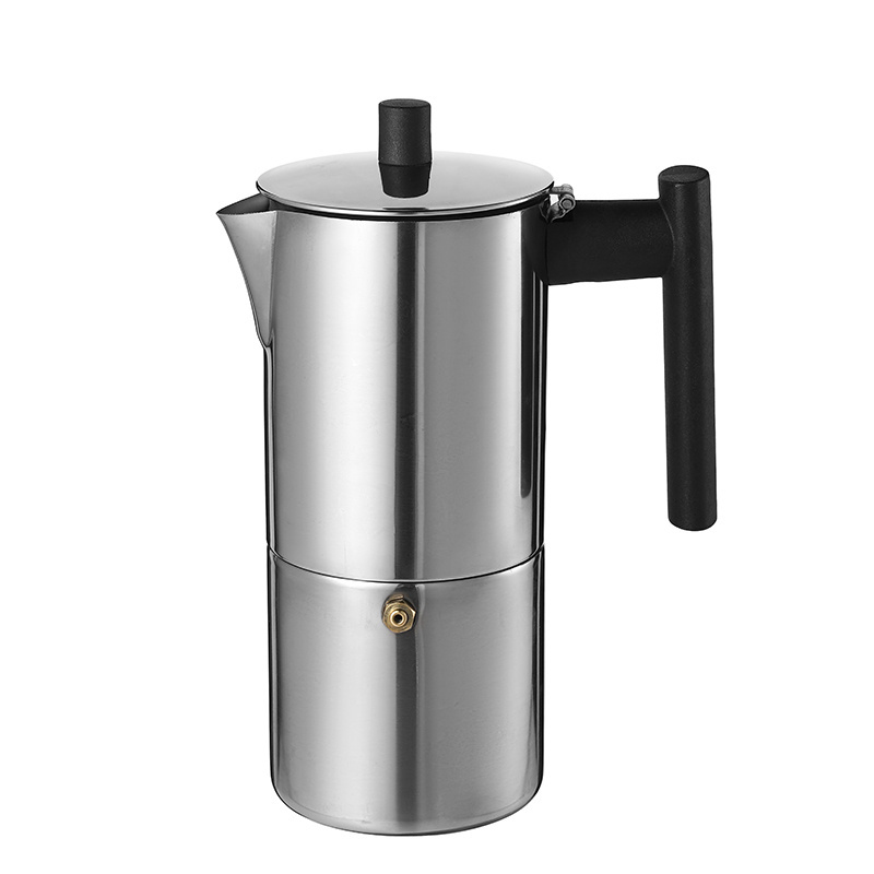 New Product Ideas 2023 Stainless Steel Custom Portable Moka Coffee Pot 4 Cup