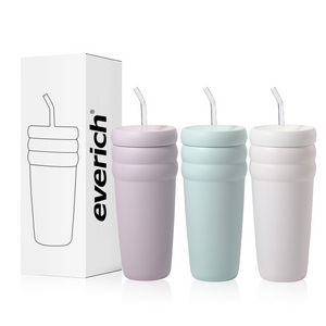 26oz ODM New Design Double Wall Stainless Steel Customized Easy Hold Cloud Shape Insulated Tumbler Cups With Straw For Christmas