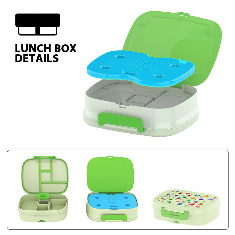 Cute kids bento lunch box with water bottle and lunch bag sets bpa free eco-friendly lunch box kids