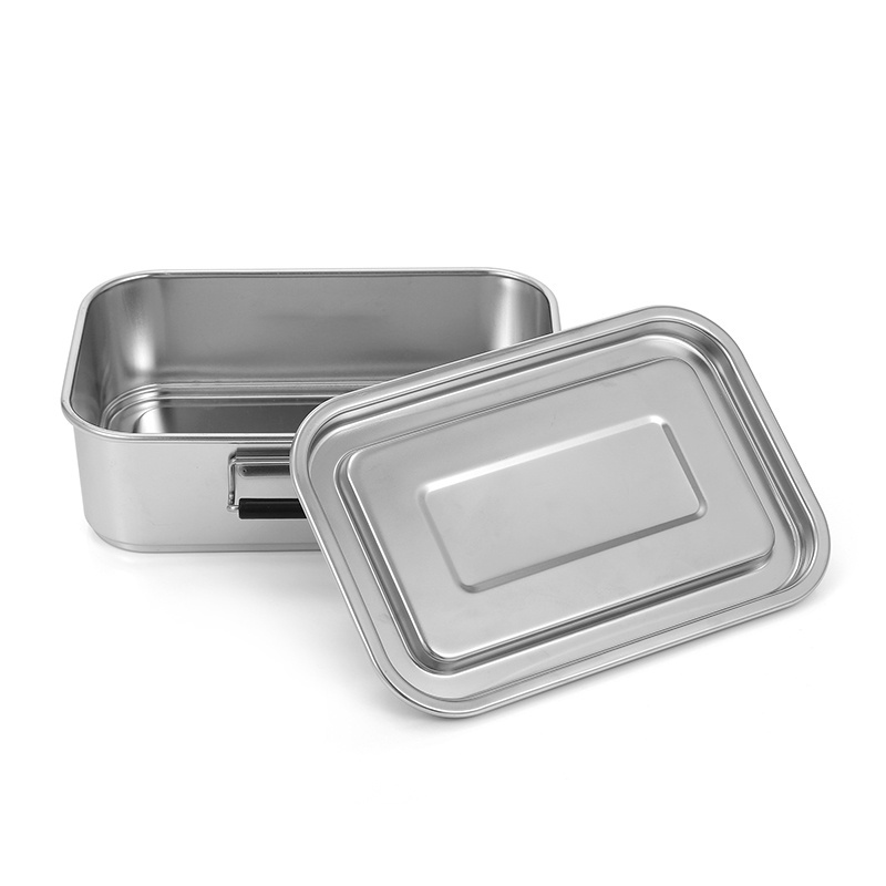 Everich sealed leakproof dishwasher safe food container 304 stainless steel lunch box