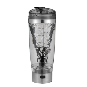 portable electric shaker bottle with automatic blender for fitness