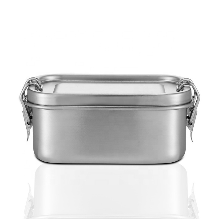 School kids 800ml 1200ml 1800ml capacity 18/8 leaking proof stainless steel lunch box with lock