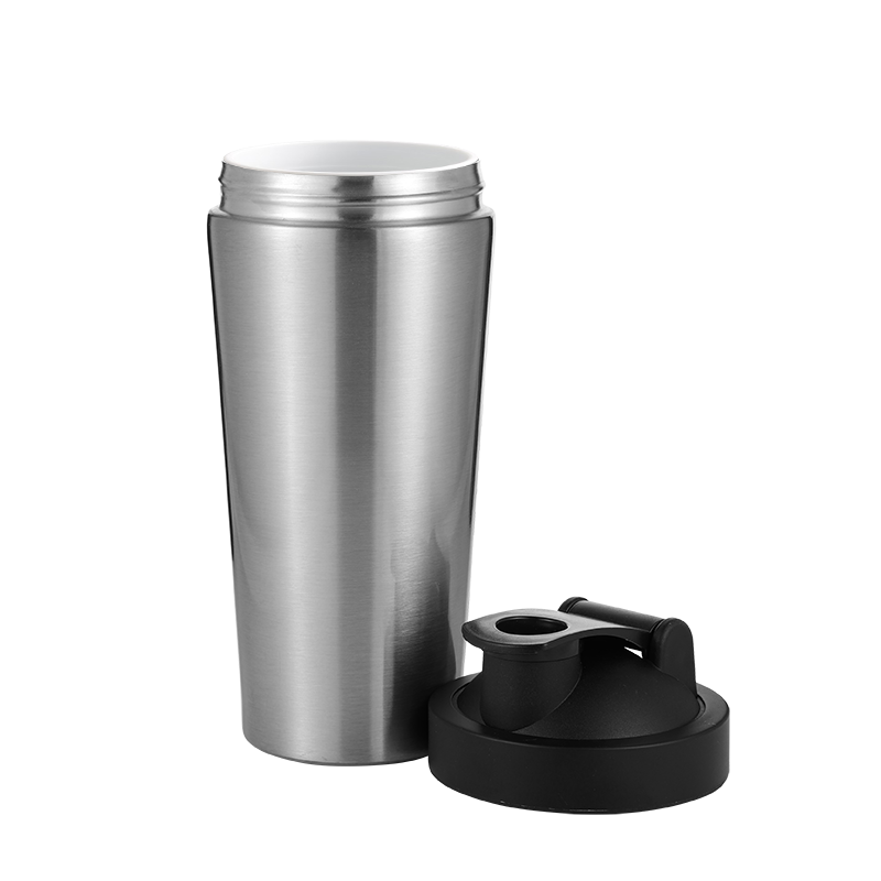 Double Wall Single Wall Motivation Letter Calibration Shaker Protein Stainless Steel Shaker Bottle Milk Shaker