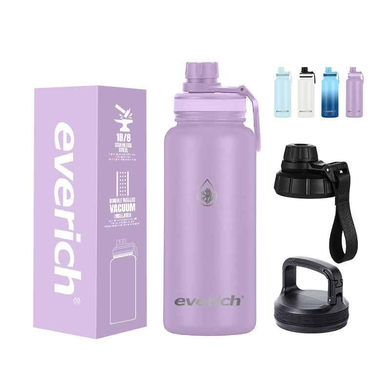 ODM Design Hot Insulation Custom 32oz Machine Washable Stainless Steel Water Bottle 1 Litre with Straw Lid