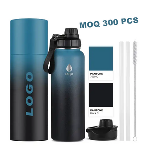 Promotion Sale 32oz ODM Lid Wide Mouth Water Bottle Thermos Double Wall Wide Mouth Insulated Stainless Steel Water Bottles