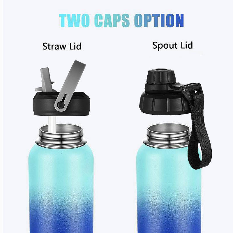 Promotion Sale 32oz ODM Lid Wide Mouth Water Bottle Thermos Double Wall Wide Mouth Insulated Stainless Steel Water Bottles