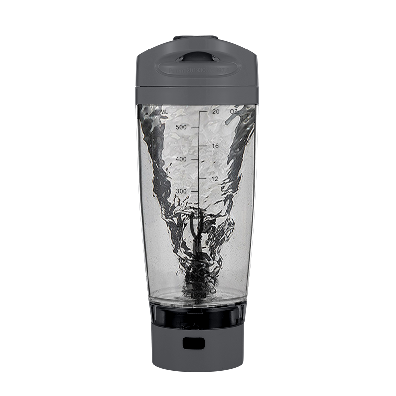 portable electric shaker bottle with automatic blender for fitness