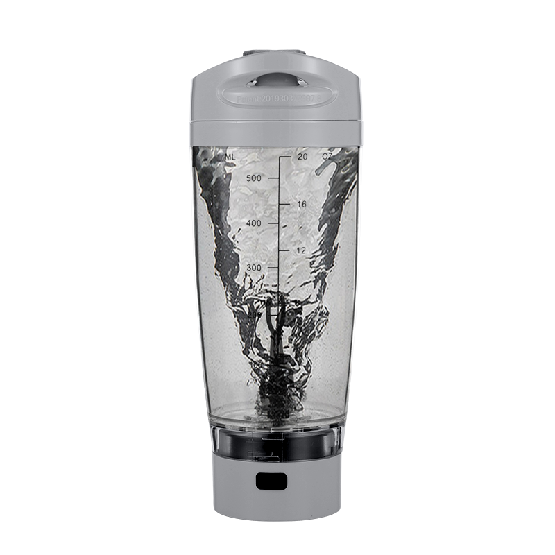 portable electric shaker bottle with automatic blender for fitness