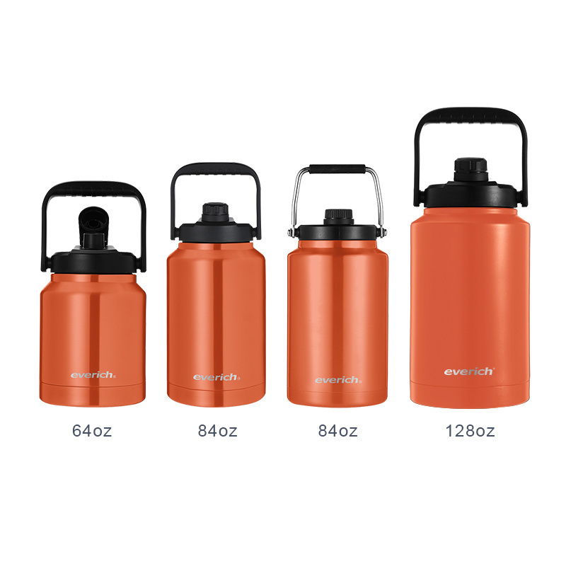 Laser engraving 2/5/10 Litre insulated growler stainless steel double wall beer growler water bottles