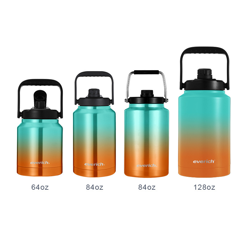 Laser engraving 2/5/10 Litre insulated growler stainless steel double wall beer growler water bottles