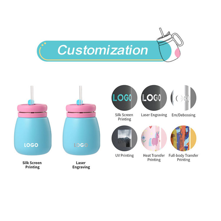 NEW DESIGN Cute eco-friendly kids water bottle bpa free stainless steel water bottles with tea infuser