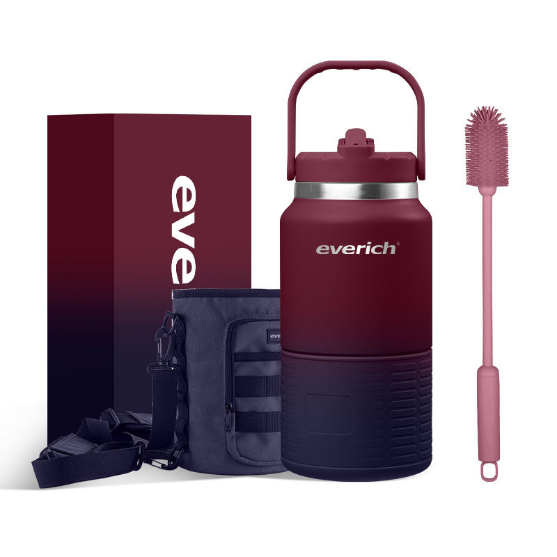 Wholesale 14/18/22/32 oz Custom Printed Double Wall Vacuum Insulated Stainless Steel Water Bottle with carry bag