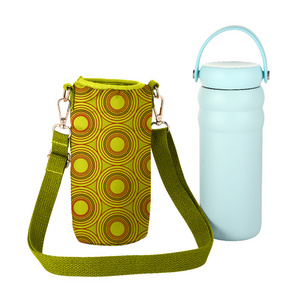 Wholesale 14/18/22/32 oz Custom Printed Double Wall Vacuum Insulated Stainless Steel Water Bottle with carry bag