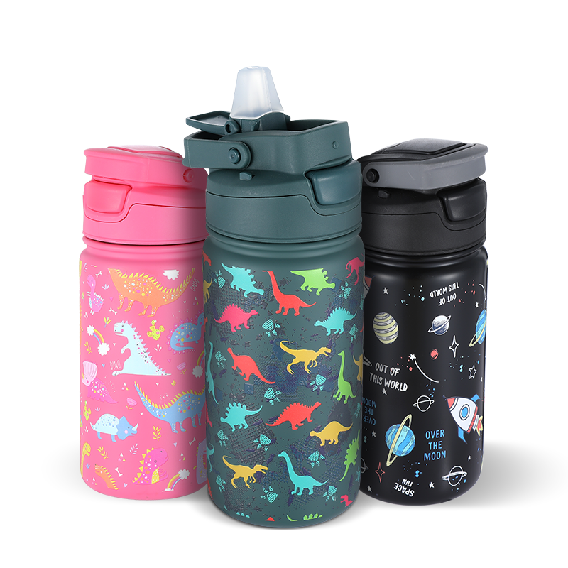 18 8 304 food grade stainless steel double wall drink water bottle customized colour with different lids