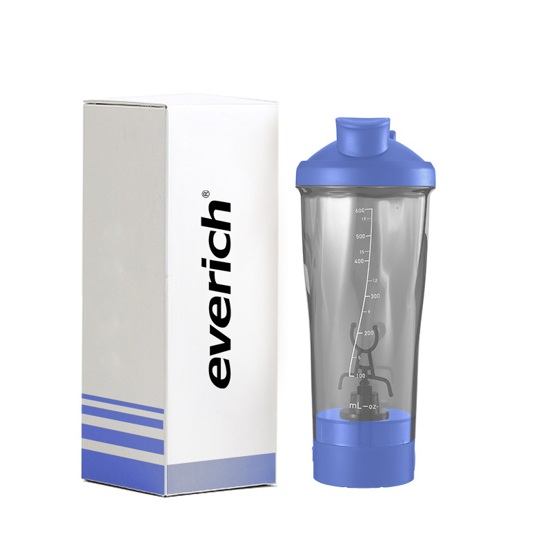 Electric Protein Shaker Bottle With Plastic For Gym Exercise Water Bottle Customized Color And Logo With BPA-Free Lid