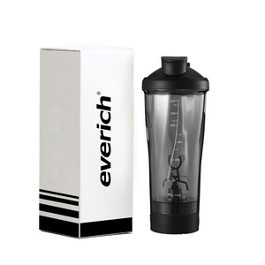 Electric Protein Shaker Bottle With Plastic For Gym Exercise Water Bottle Customized Color And Logo With BPA-Free Lid