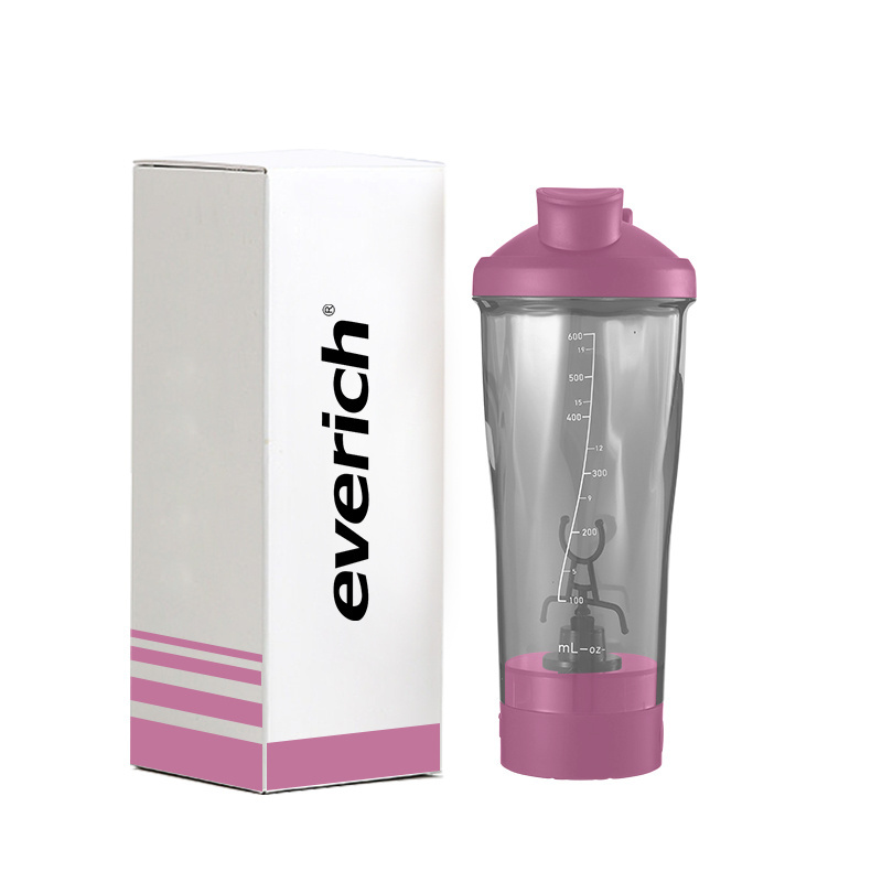 Electric Protein Shaker Bottle With Plastic For Gym Exercise Water Bottle Customized Color And Logo With BPA-Free Lid