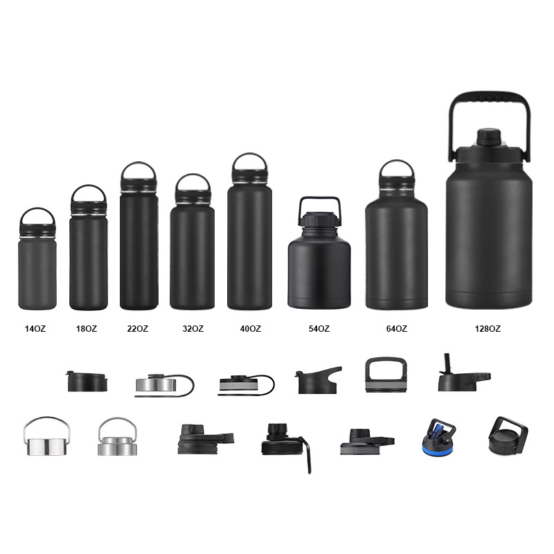 BPA Free 32OZ Double Wall Vacuum Insulated Stainless Steel Leak Proof Sports Water Bottle With Lock lid