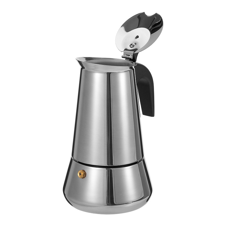 Everich High Quality Espresso Coffee Maker 2/4/6/9 Cups 304 Stainless Steel Stove Top Moka Pot