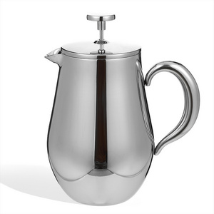 New design 34oz 1L Stainless steel coffee marker double wall insulated French Press Coffee Maker