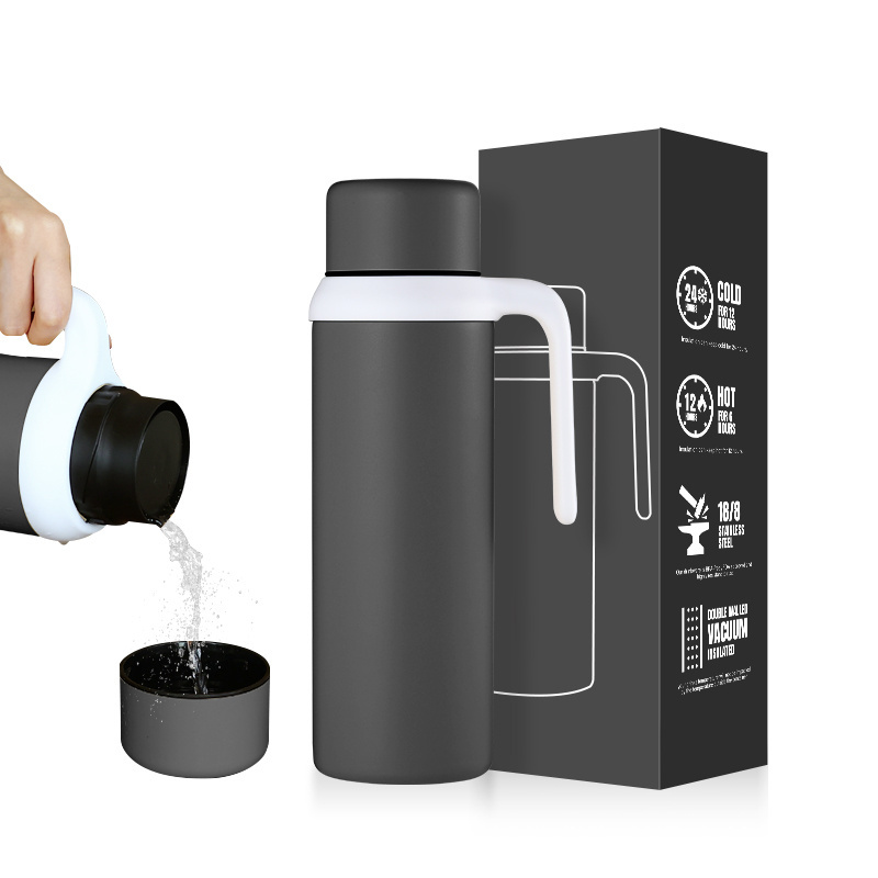 Simple 1000ml Insulated Coffee Carafe Flask Stainless Steel Thermos Teapot for Hotel Restaurant