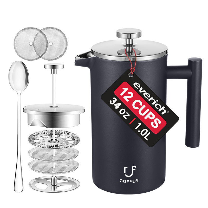 Coffee Brewer Portable Tools Coffee Brewer Pot 304 Food Grade Stainless Steel French Press