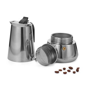 Everich High Quality Espresso Coffee Maker 2/4/6/9 Cups 304 Stainless Steel Stove Top Moka Pot